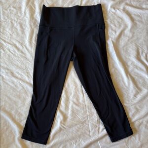 Athleta Navy Blue Size Small‎ Women’s Leggings with Pockets